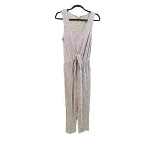 Caution to the Wind Super Soft Women's Black and White Jumpsuit